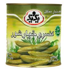 قیمت کنسرو خیارشور یک و یک + خرید عمده
